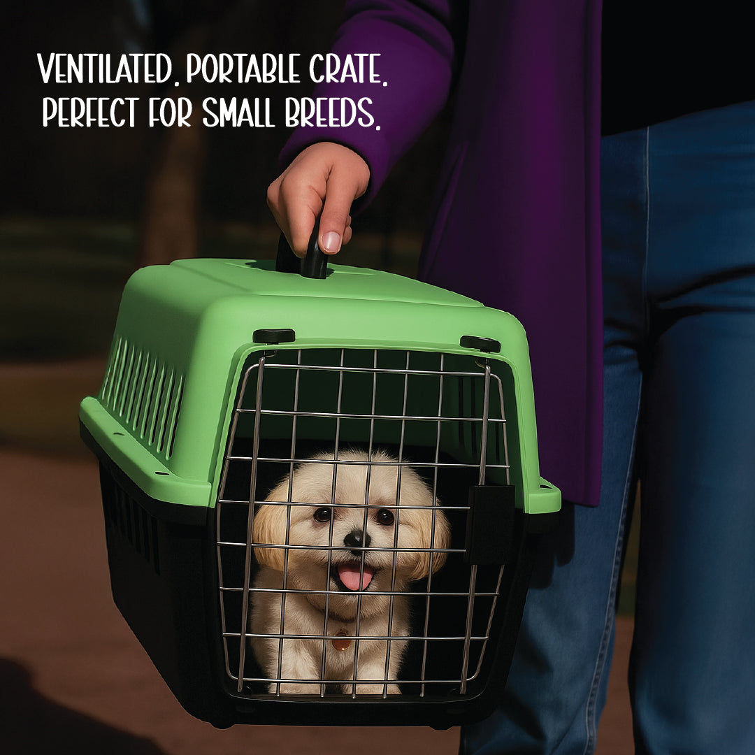 PupNestle Crate | Travel-Ready Carrier for Small Breed Pets