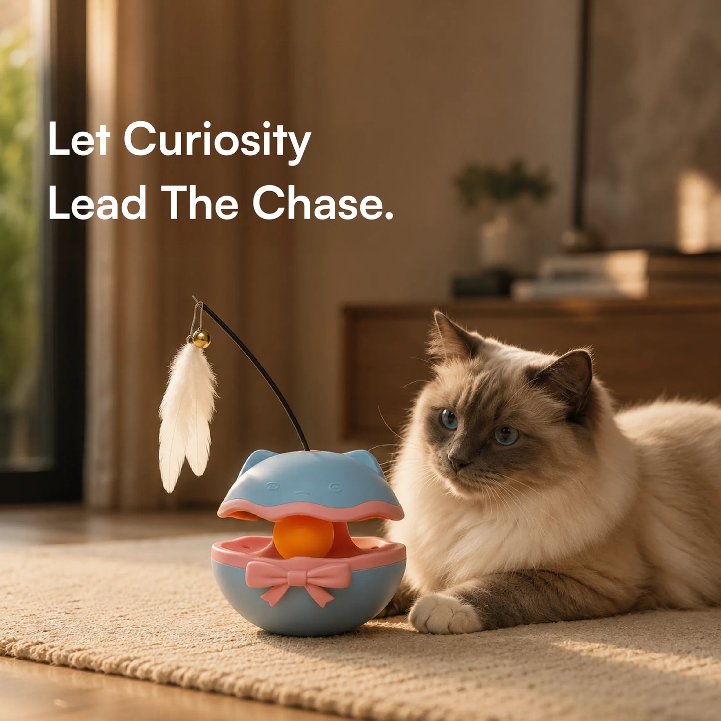 BellBop Toy – A Rolling Bell Toy That Keeps Cats Active & Happy