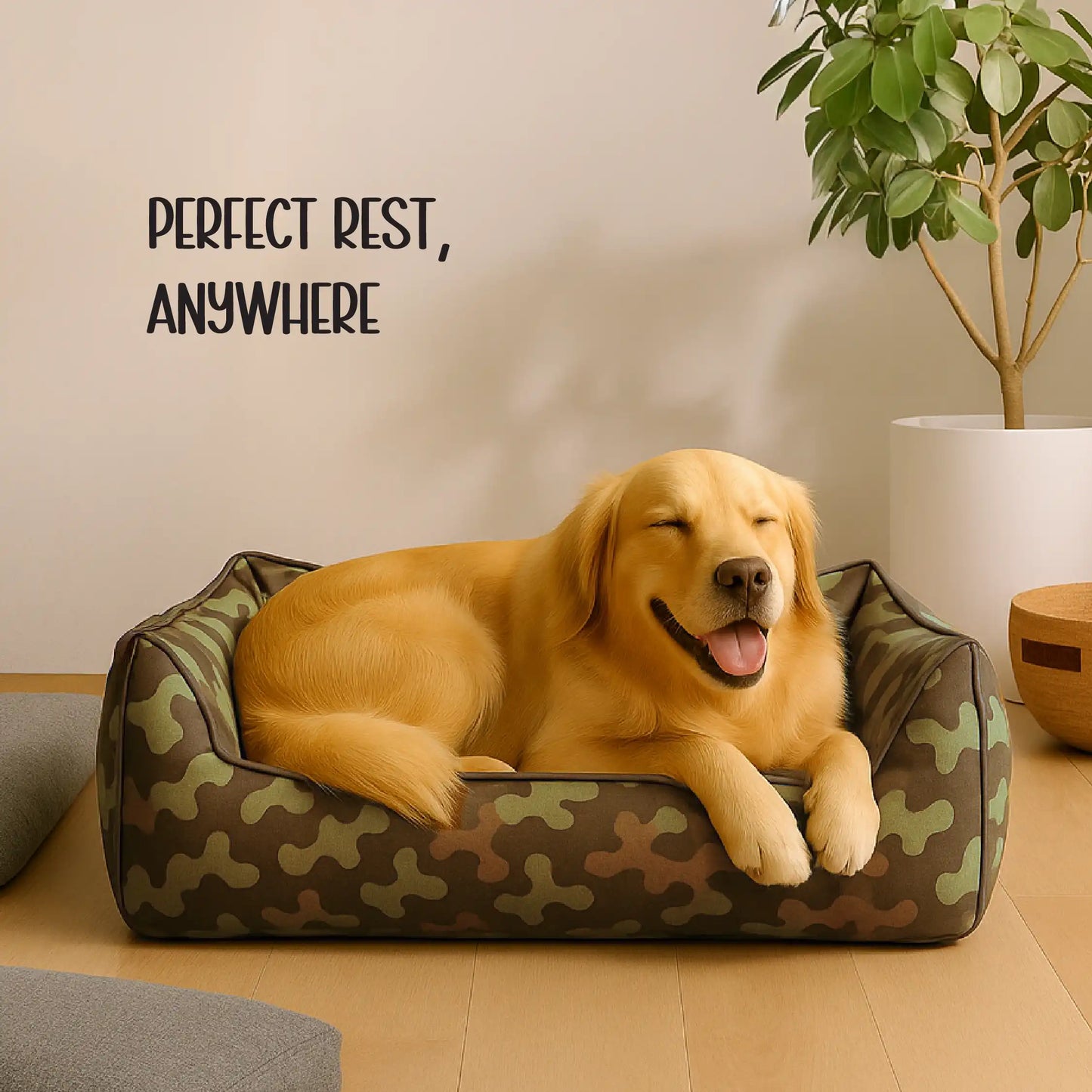 CamoLuxe Sofa Bed | Durable | Scratch-Resistant | Waterproof
