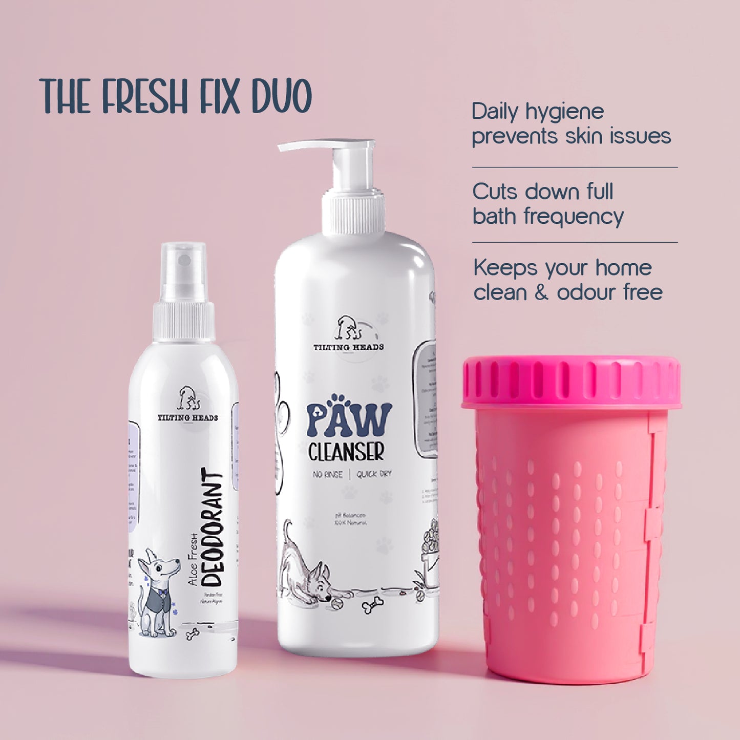 Fresh Fix Duo – Quick Clean & Deodorising Combo for Busy Pets