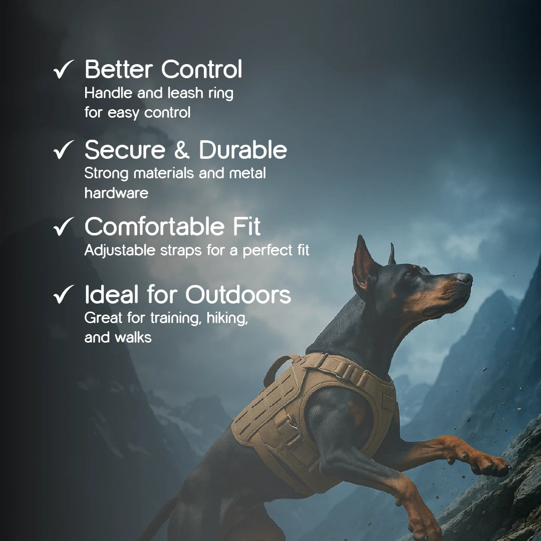K9 Harness | Controlled Grip | Tactical Gear For Dogs