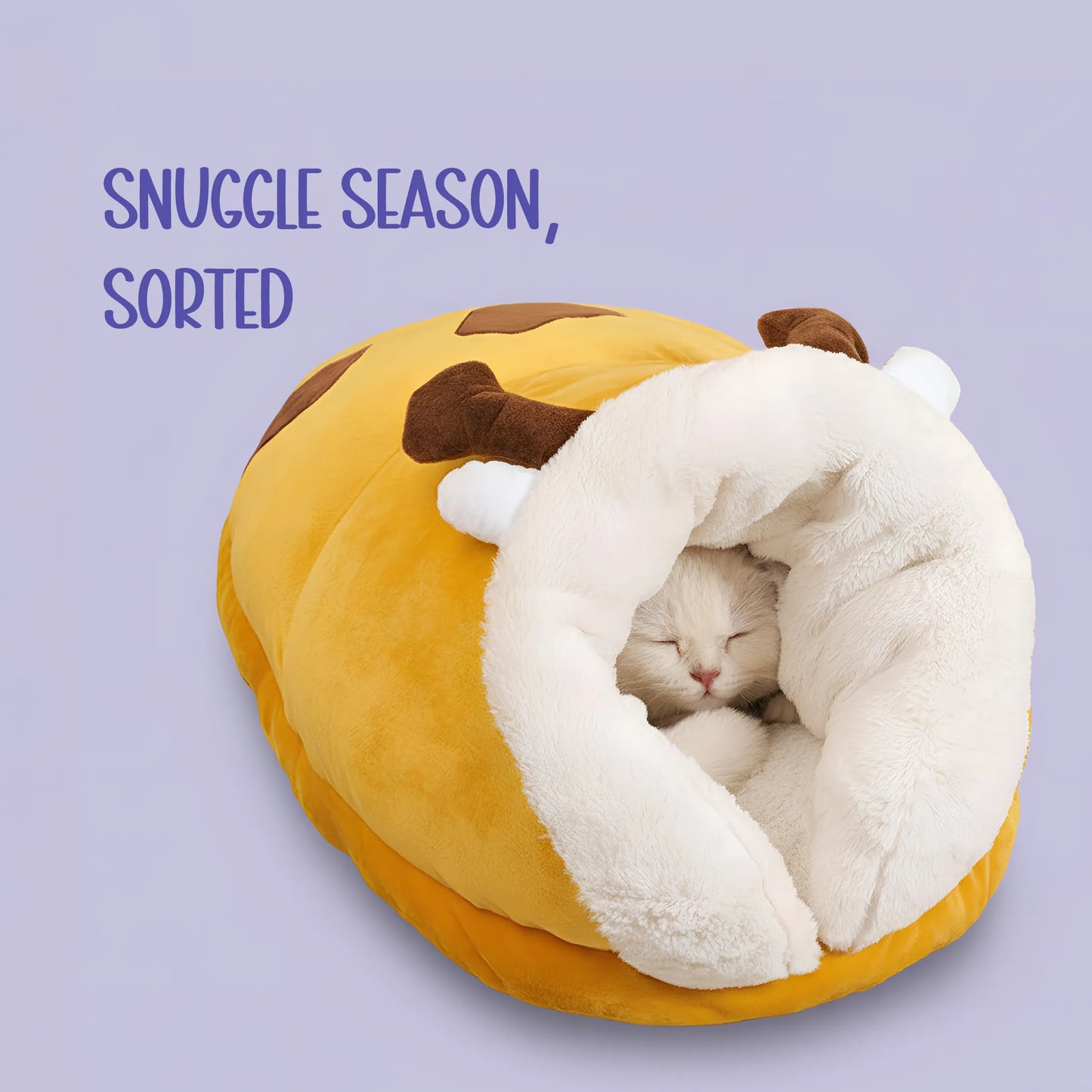 Dream Burrow Bed | Cozy Cat Bed | Warm, Secure, and Adorable Comfort