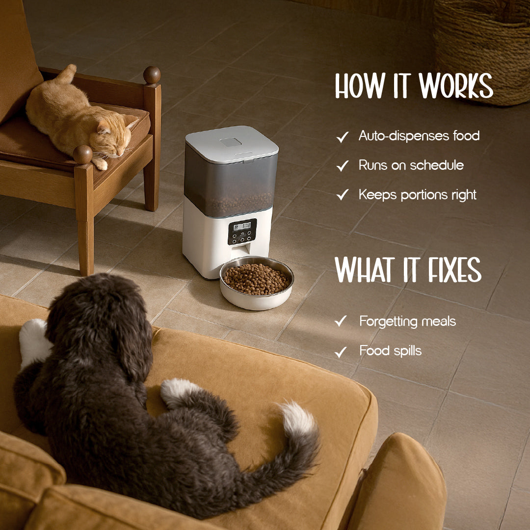 FeedSync Pro | Smart Pet Feeder | Automatic Functionality