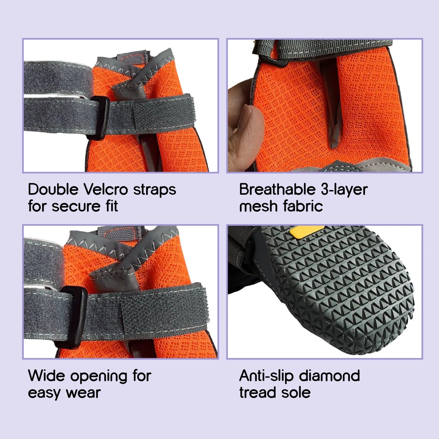 Gripster Shoes | Anti-Slip Paw Protection | Comfort & Safety in Every Step