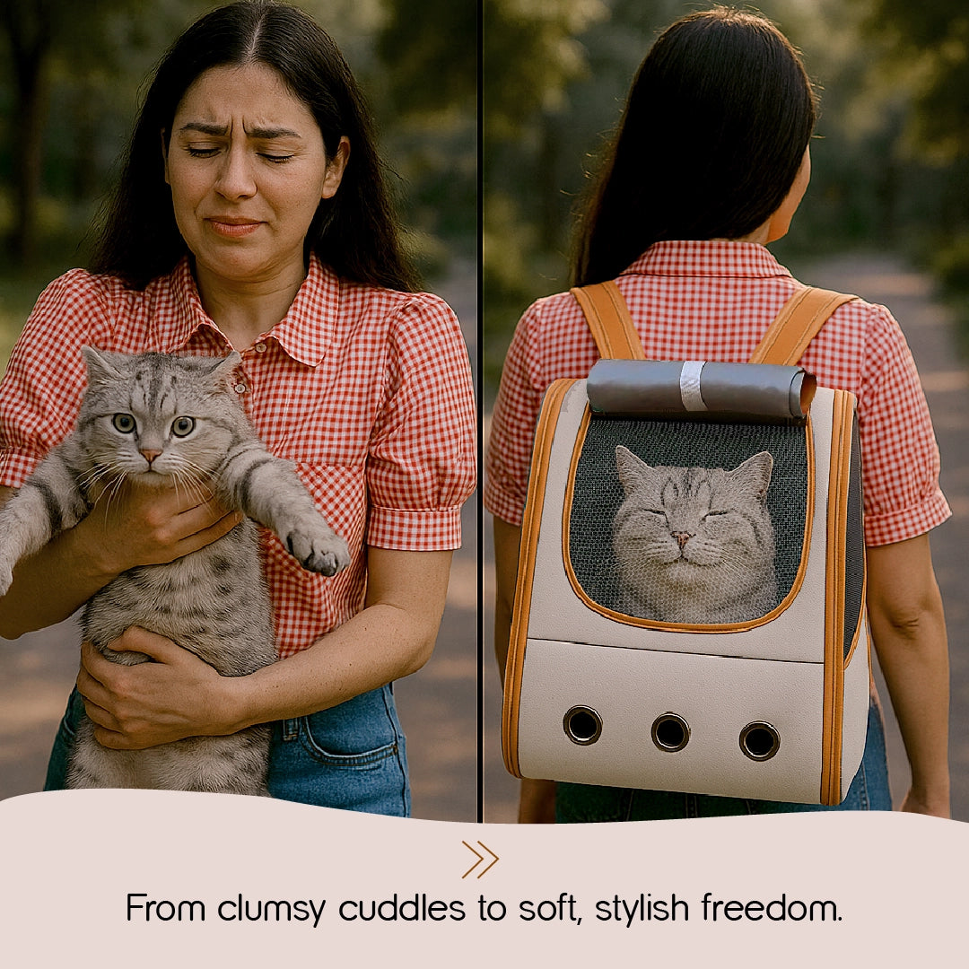 Halo Carrier Bag | Elegant, Ventilated, Secure Pet Travel
