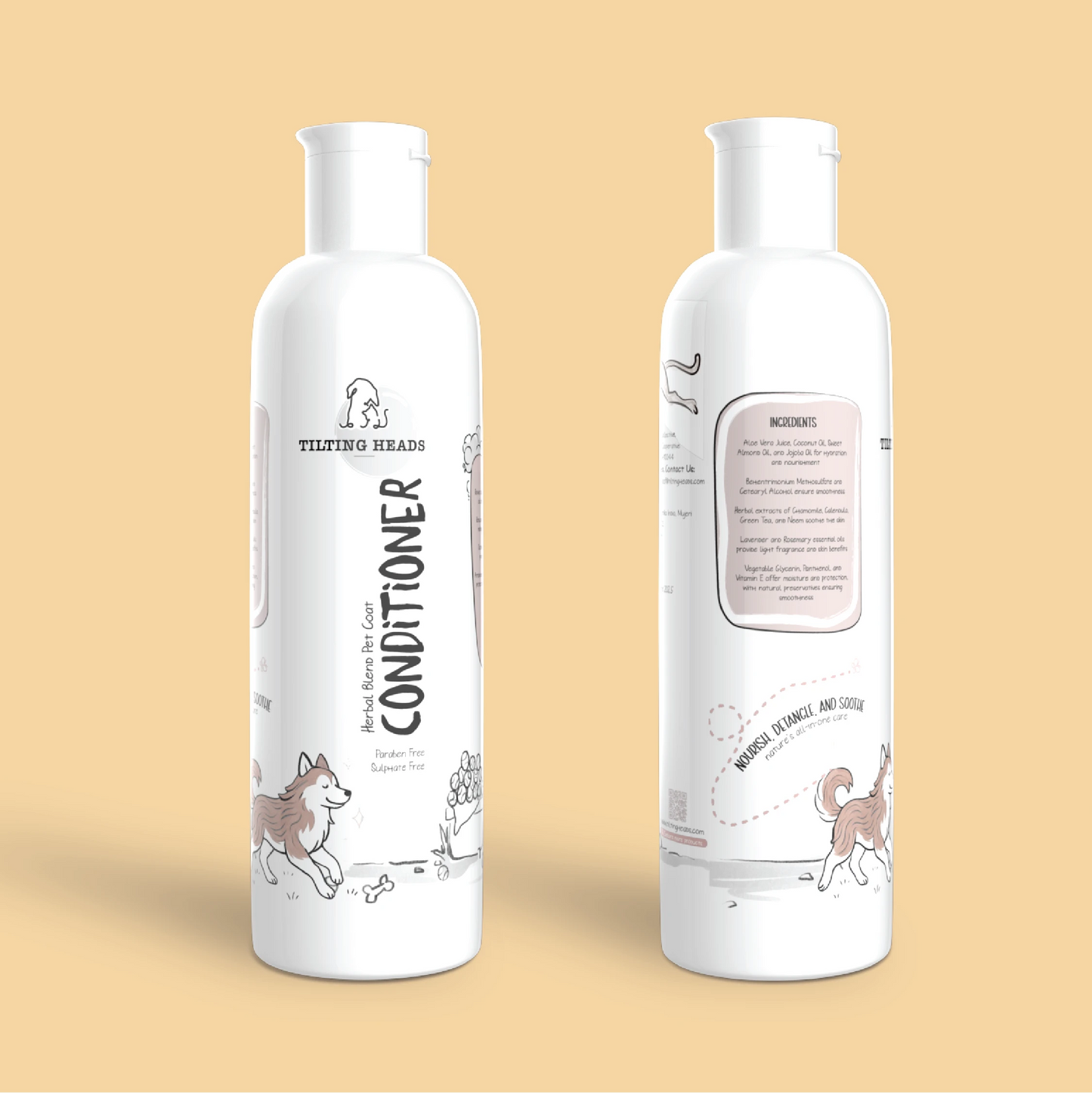 Herbal Blend Pet Coat Conditioner | For Shiny and Silky Smooth Pet Fur