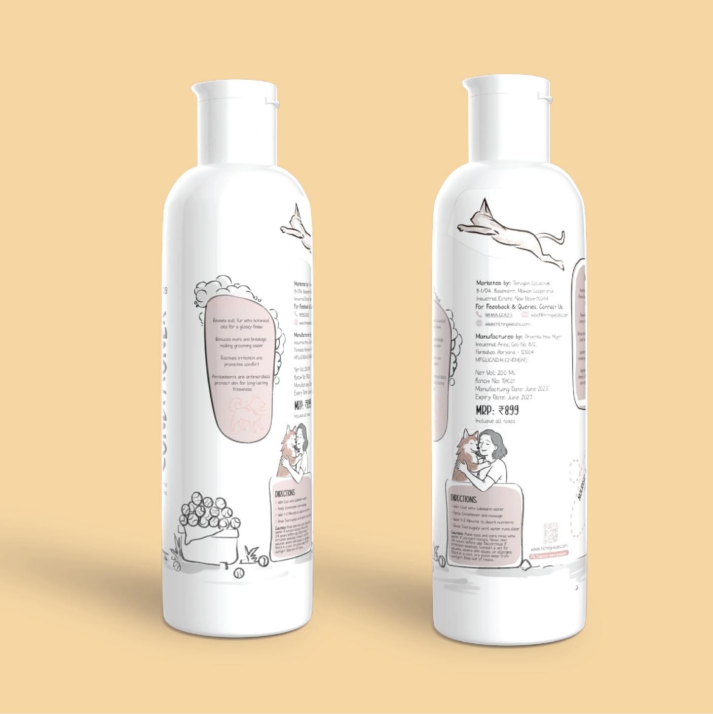 Herbal Blend Pet Coat Conditioner | For Shiny and Silky Smooth Pet Fur