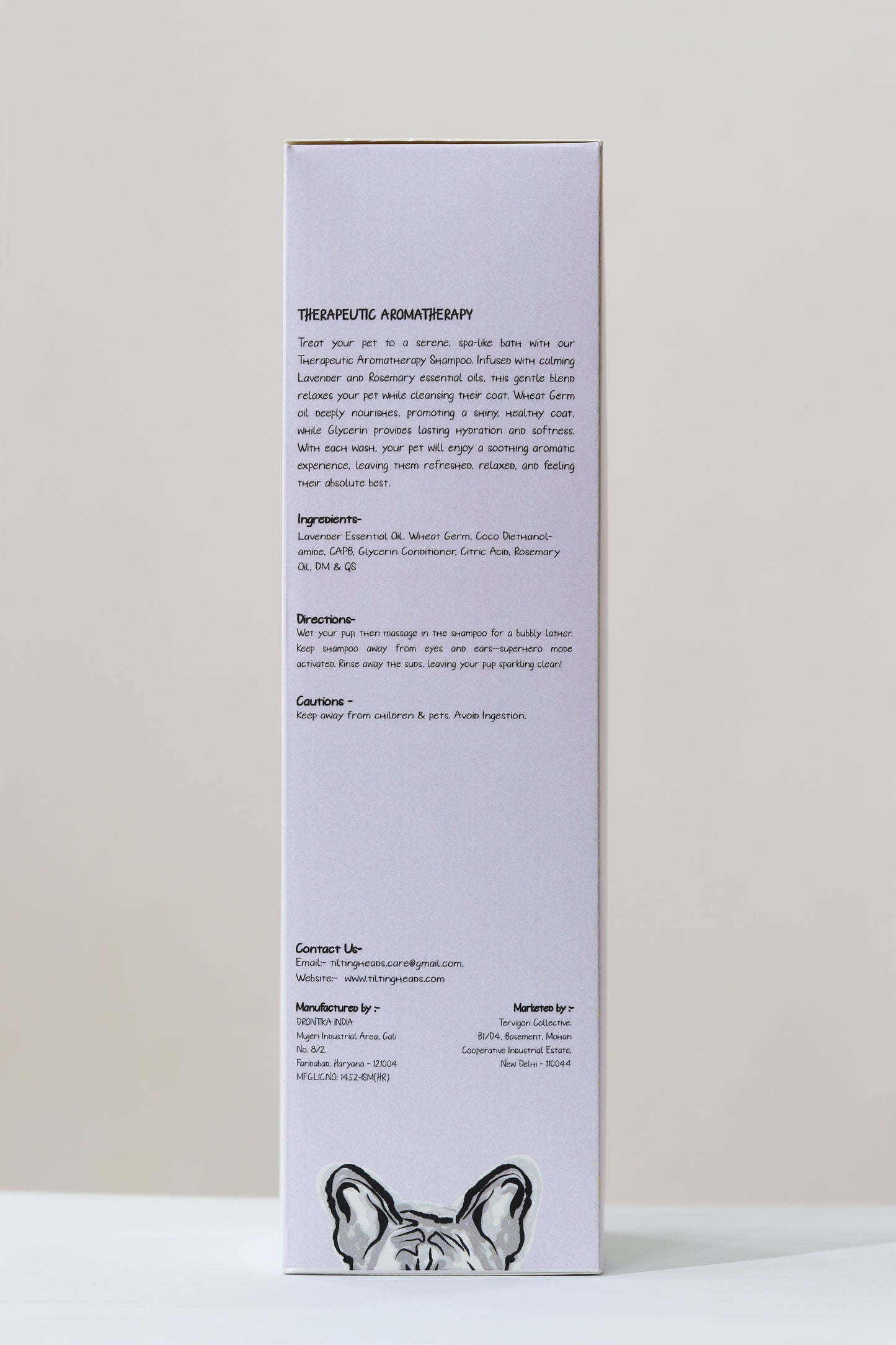 Therapeutic Aromatherapy Dog Shampoo - Tilting Heads
