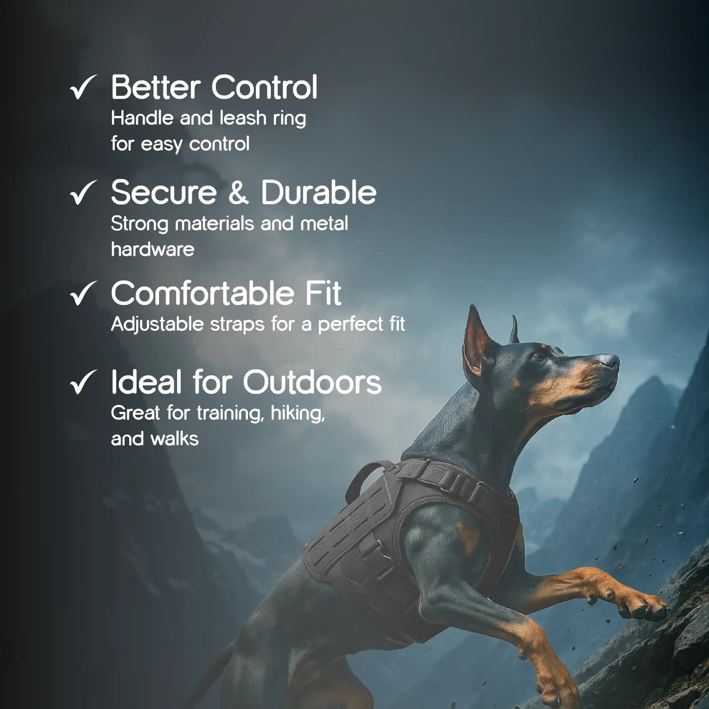 K9 Harness | Controlled Grip | Tactical Gear For Dogs