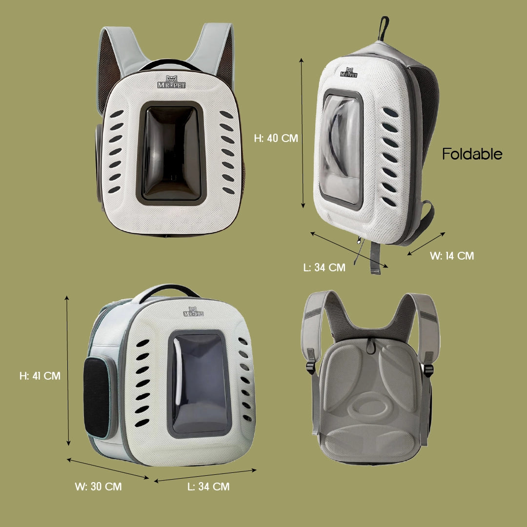 Mr. Pet Carrier Bag – Stylish, Secure Travel Gear for Pet Moms