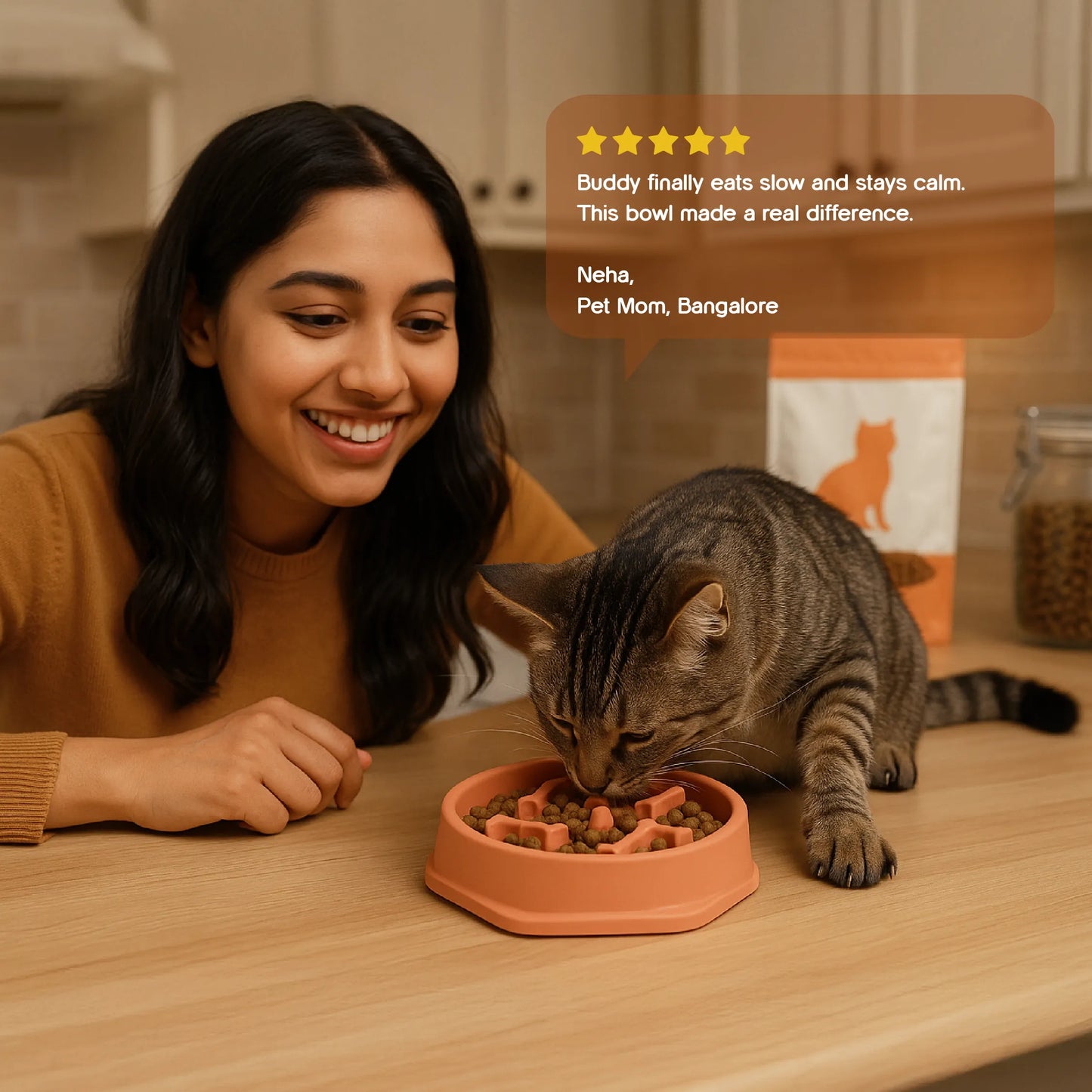 MindfulMunch Bowl – Interactive Pet Bowl for Healthy Eating