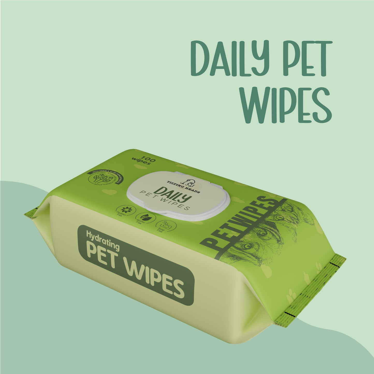 Daily Pet Wipes | Hypoallergenic, Biodegradable & Soothing Care