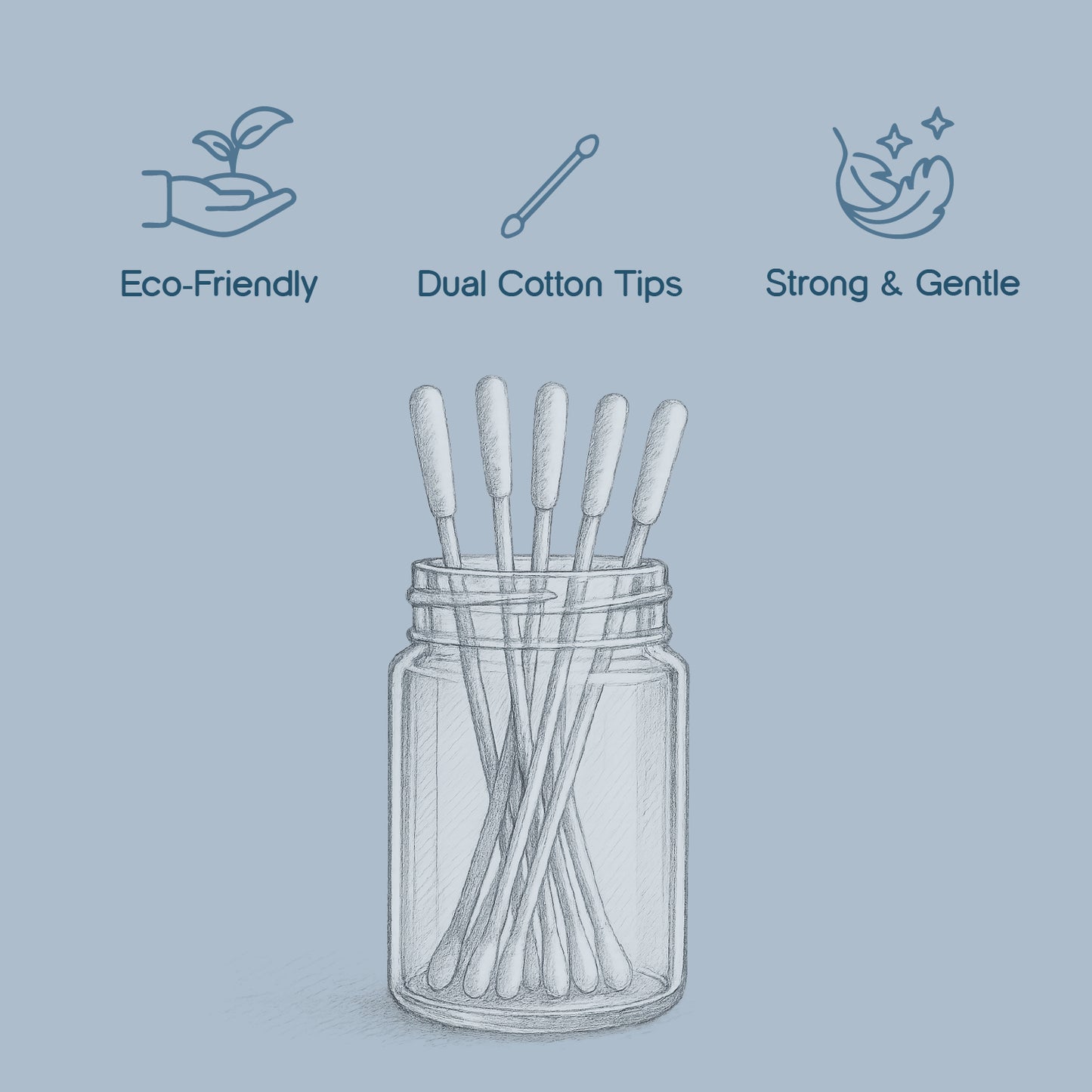 EarEase Pet Swabs – Gentle Cleaning for Pets’ Ears, Eyes & More