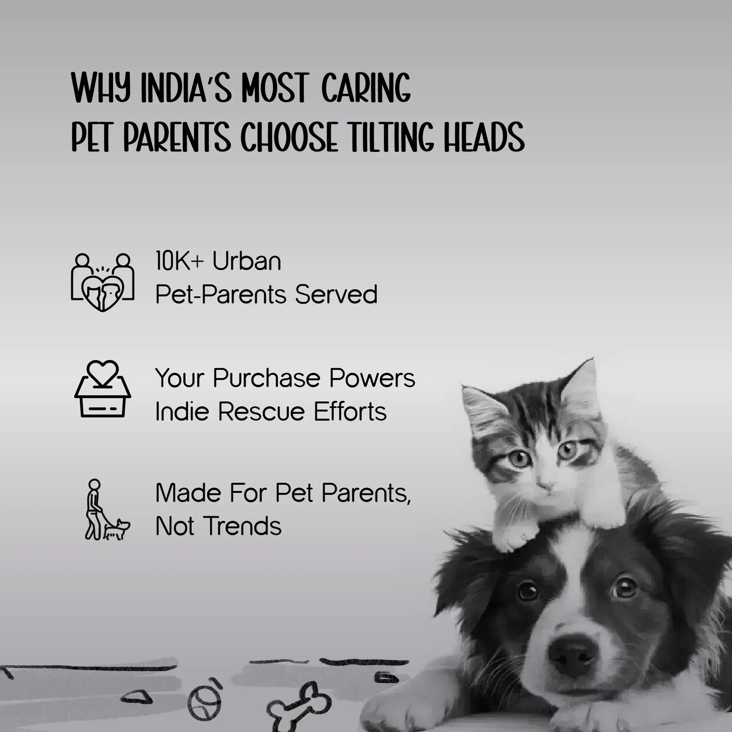 Core Holder – Stylish Wall Organiser for Pet Parents - Tilting Heads