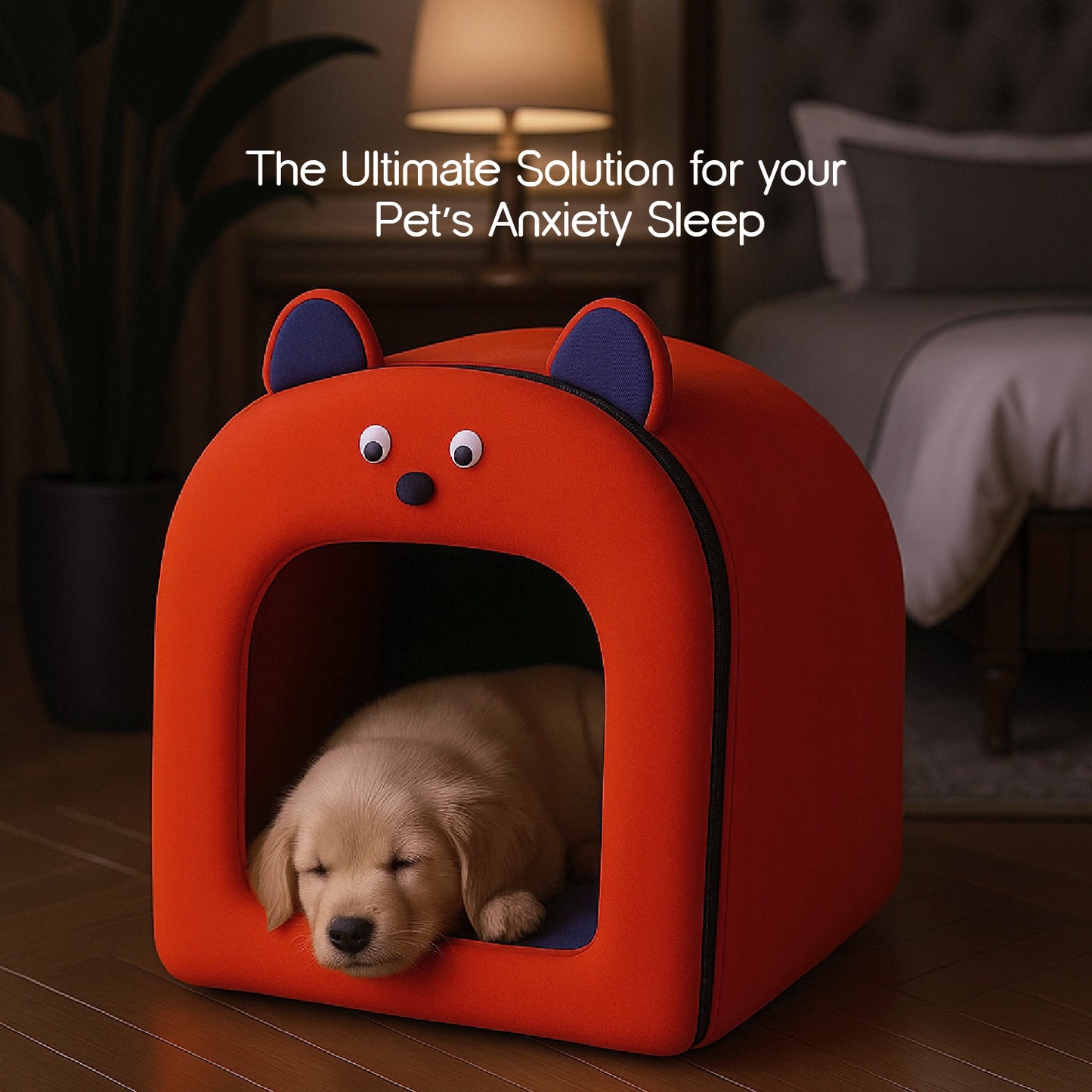 SnugBug Hut – Comfy, Calming & Portable | Safe Den for Small Dogs