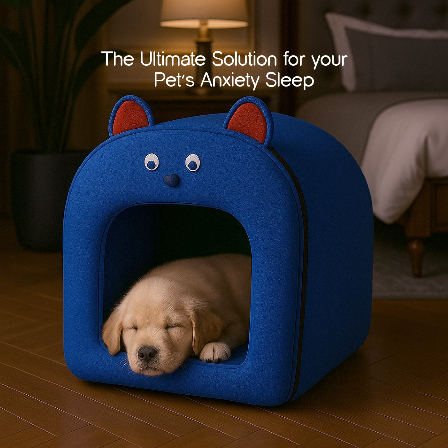 SnugBug Hut – Comfy, Calming & Portable | Safe Den for Small Dogs