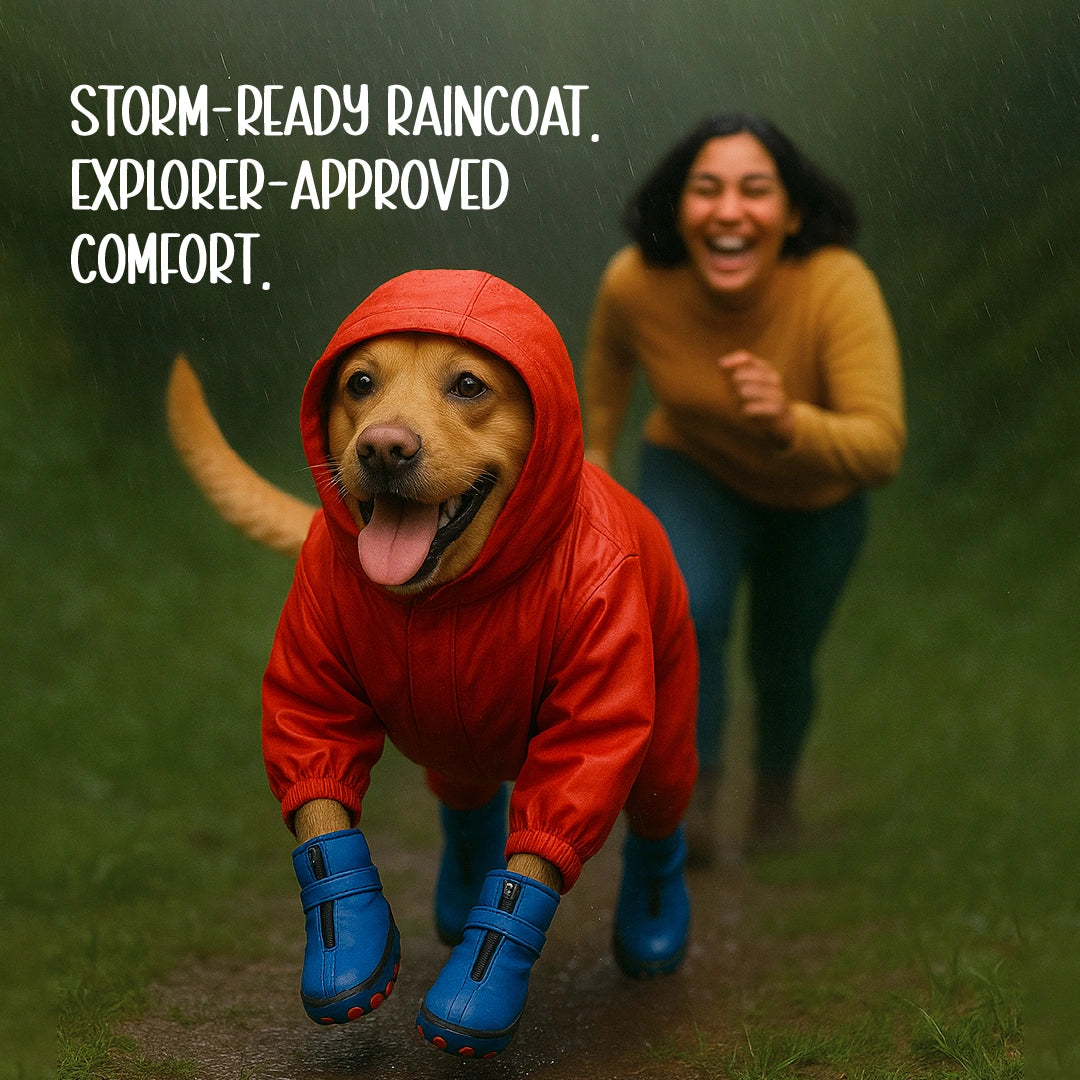 StormGuard Jacket | Dog Raincoat | For Breezy Walks in Rainy Weather