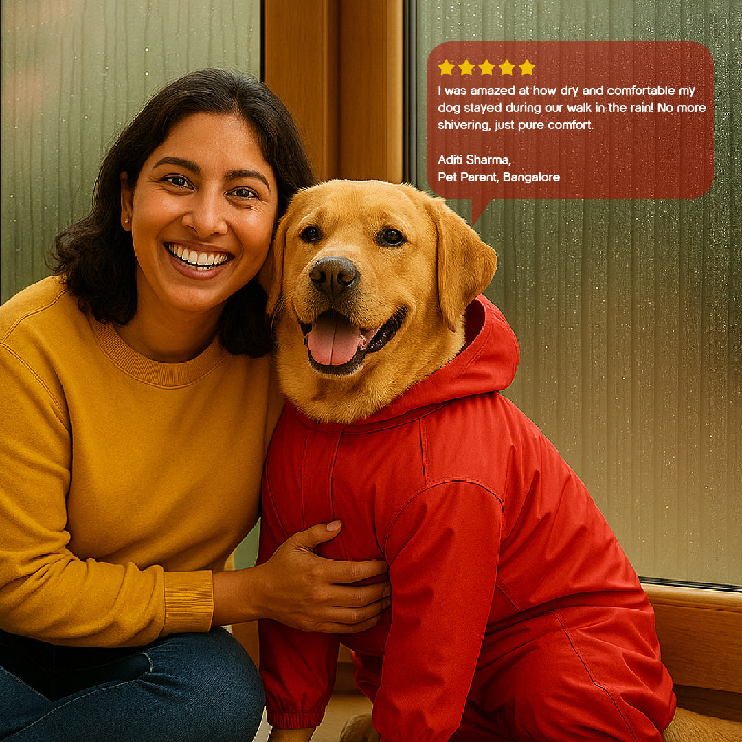 StormGuard Jacket | Dog Raincoat | For Breezy Walks in Rainy Weather