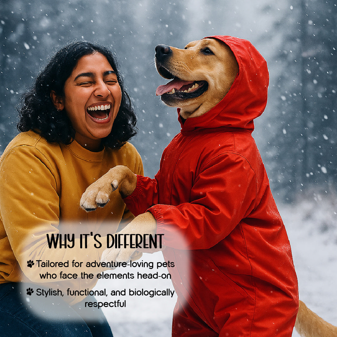 StormGuard Jacket | Dog Raincoat | For Breezy Walks in Rainy Weather
