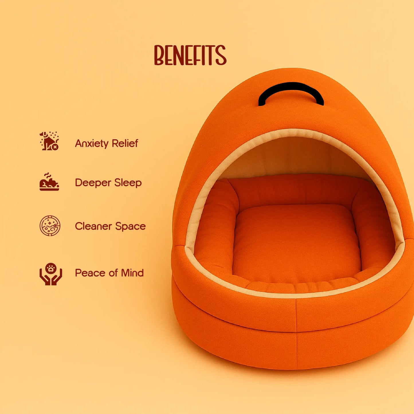 NestlePet Bed | Premium Velvet Touch with Removable Cushion