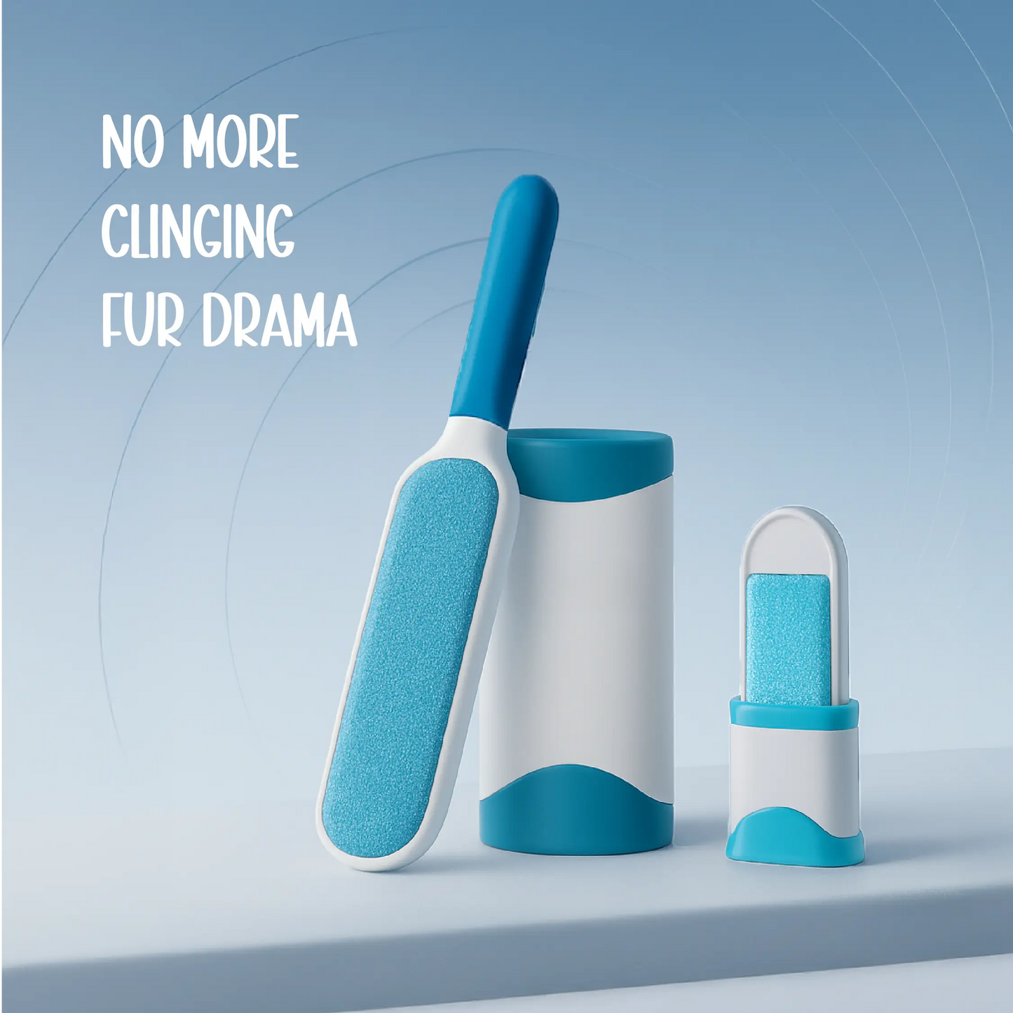 AuraSwipe Lint Brush | Effortless Fur Removal | Travel-Friendly | Self-Cleaning