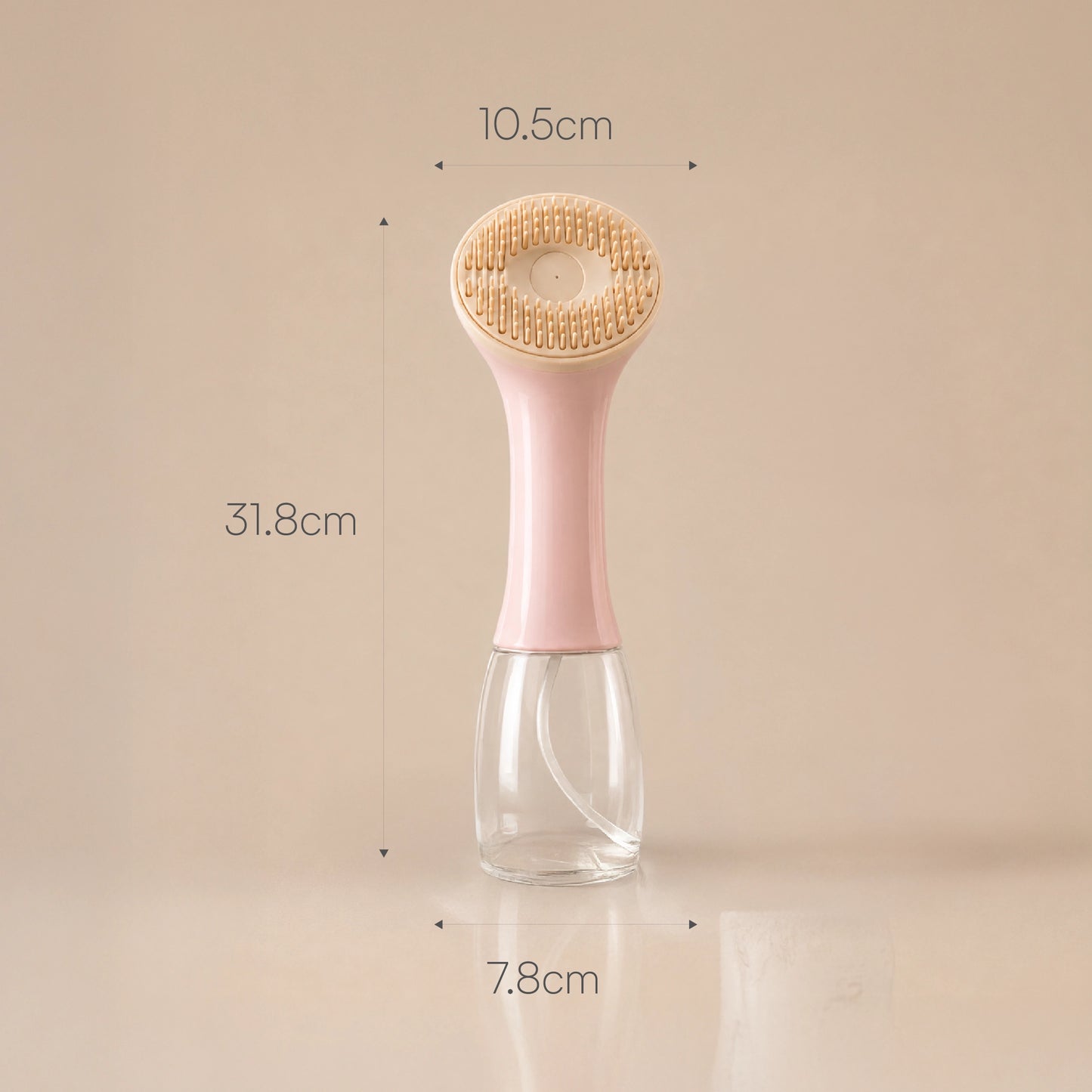 BathEase Brush – 2-in-1 Bath Brush & Shampoo Dispenser | Includes Tick & Flea Shampoo(500ml)
