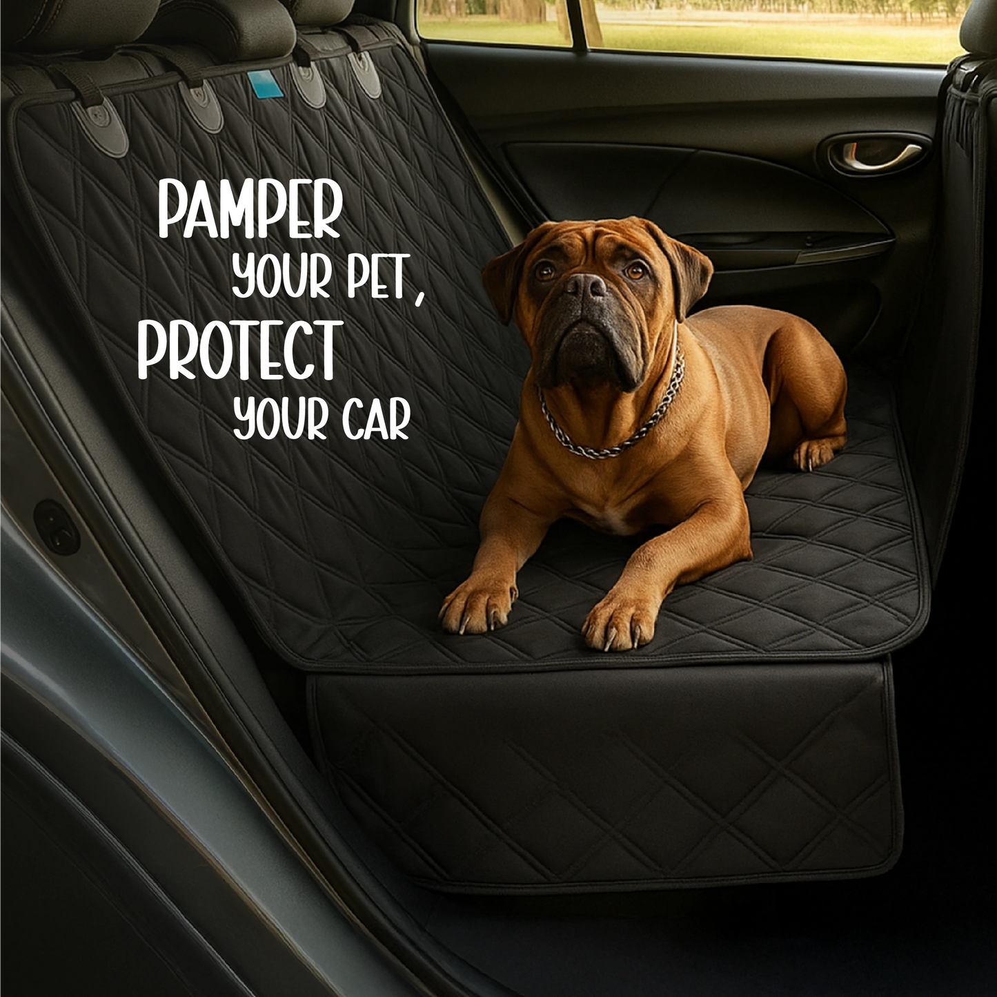 FurLounge Backseat Cover – Car Protection | Pet Comfort | Easy Setup