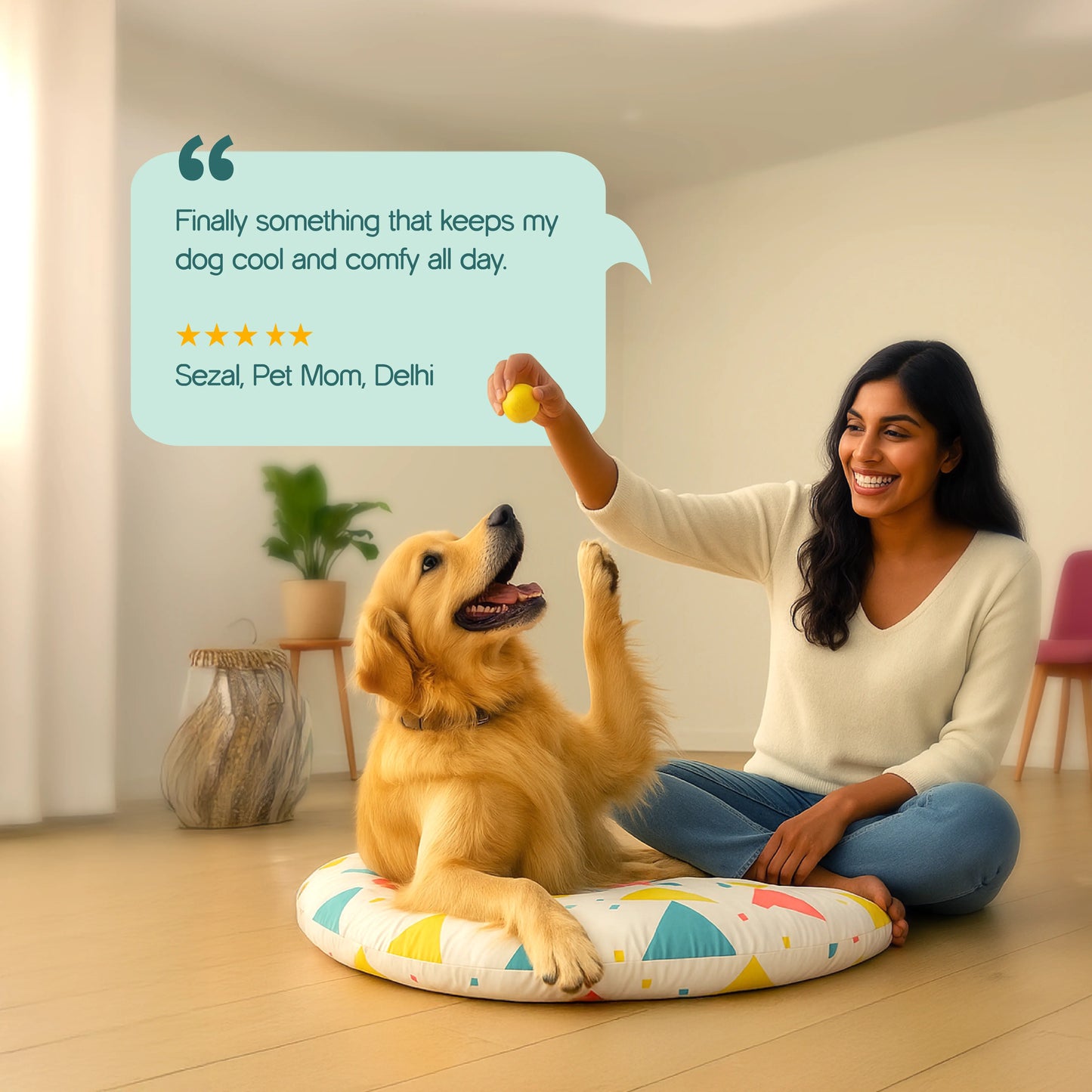 Chillow Bed – Cool Comfort| Zero Hassle| Summer-Ready