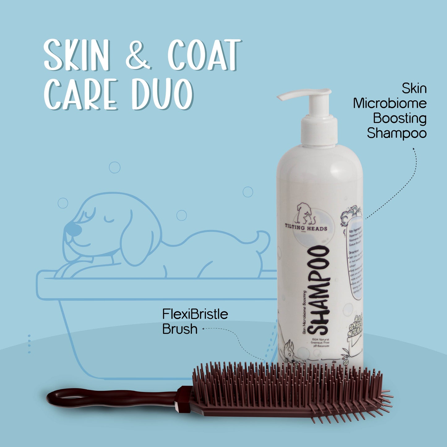 Skin & Coat Care Duo - Tilting Heads