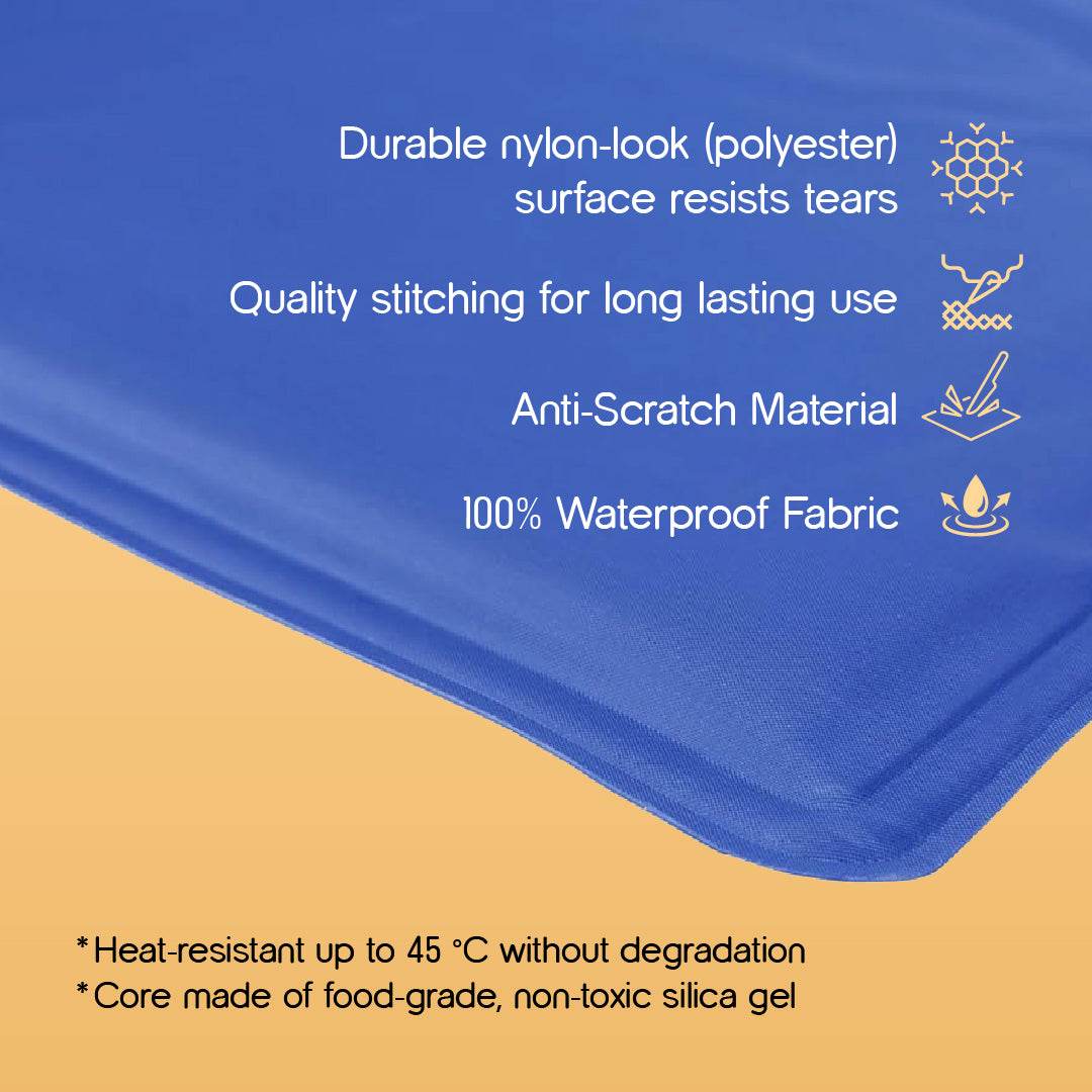 SummerSoothe Cooling Mat for Dogs | Self-Cooling, Travel-Friendly & Non-Toxic - Tilting Heads
