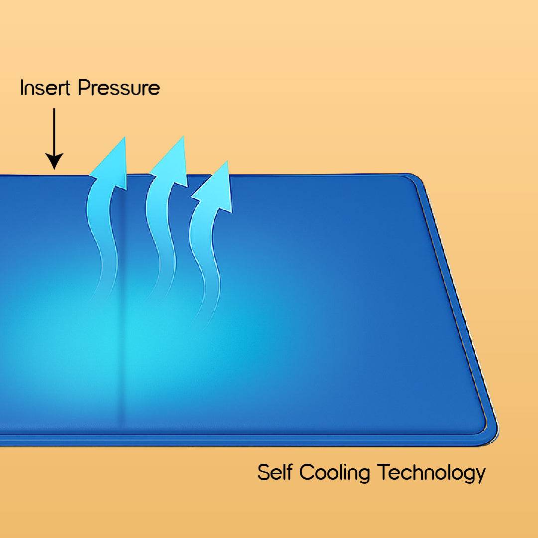 SummerSoothe Cooling Mat for Dogs | Self-Cooling, Travel-Friendly & Non-Toxic - Tilting Heads