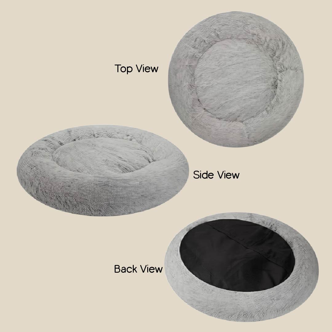 NapDen Donut Bed | Stress-Relief Pet Bed | Safe for All Skin Types