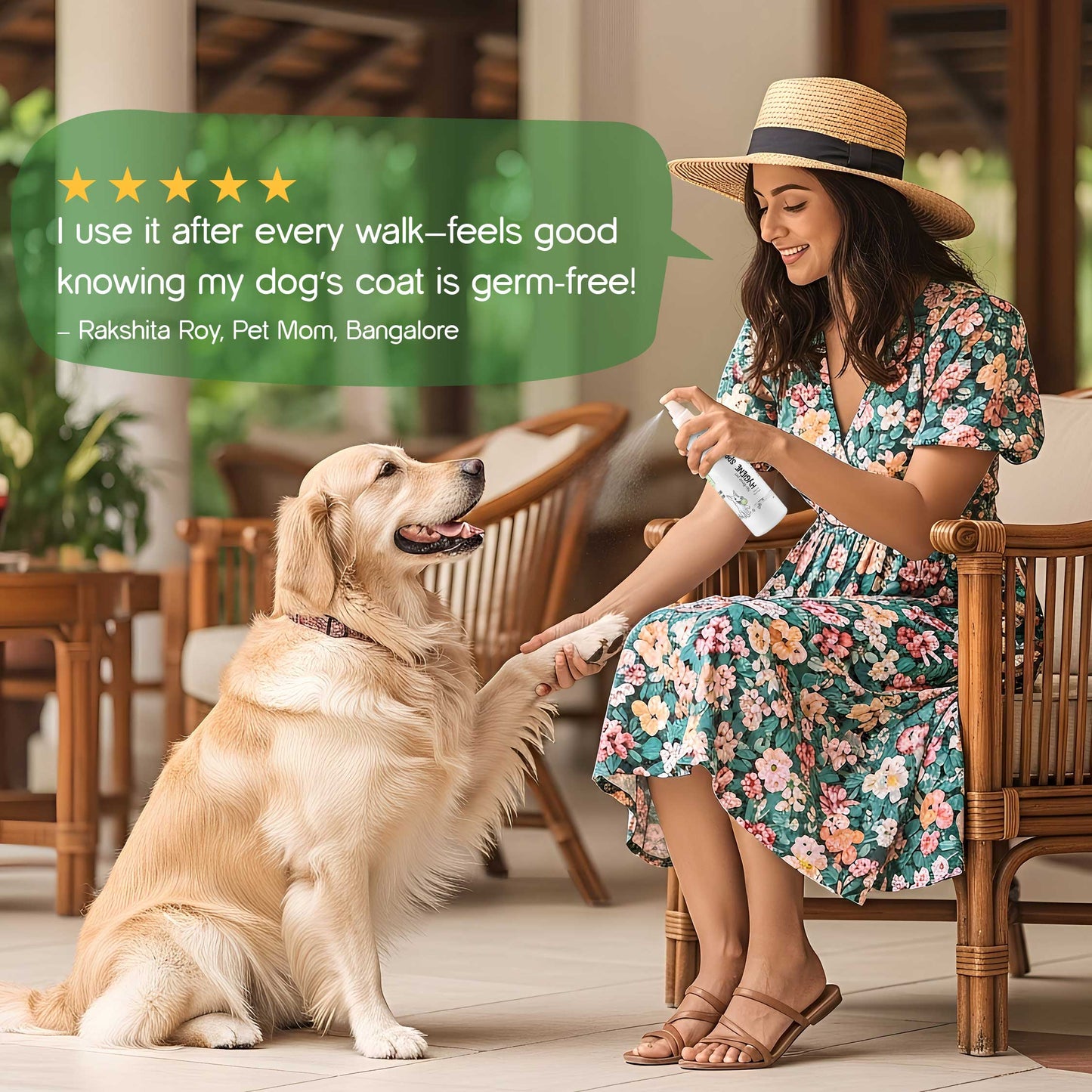 No-Rinse Pet Hygiene Spray | Safe Daily Shield Against Germs