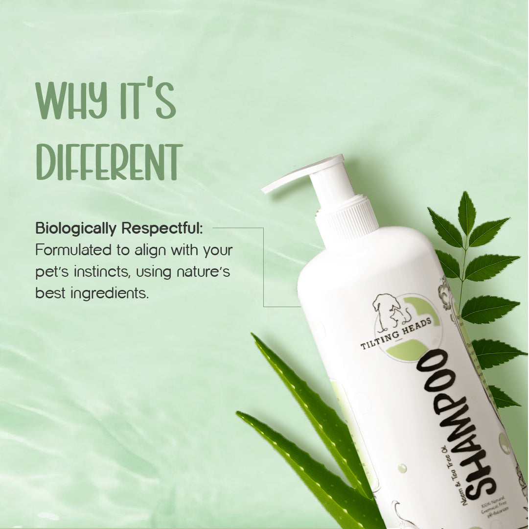 Neem & Tea Tree Oil Shampoo | Dog Shampoo with Nature's Antibacterial Formula