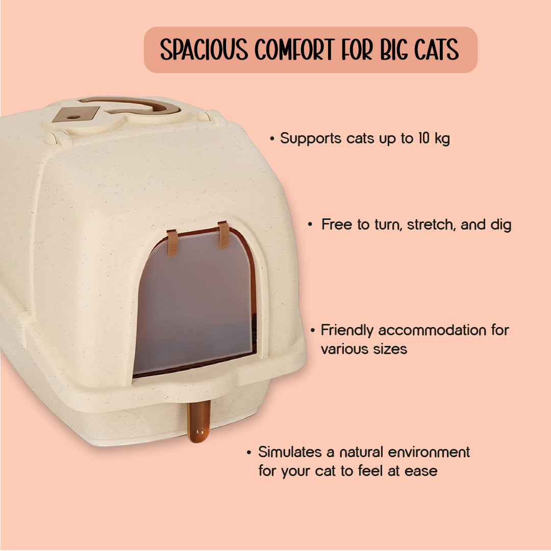 Aurora Litter Den – Clean, Comfy & Private Litter Space for Cats