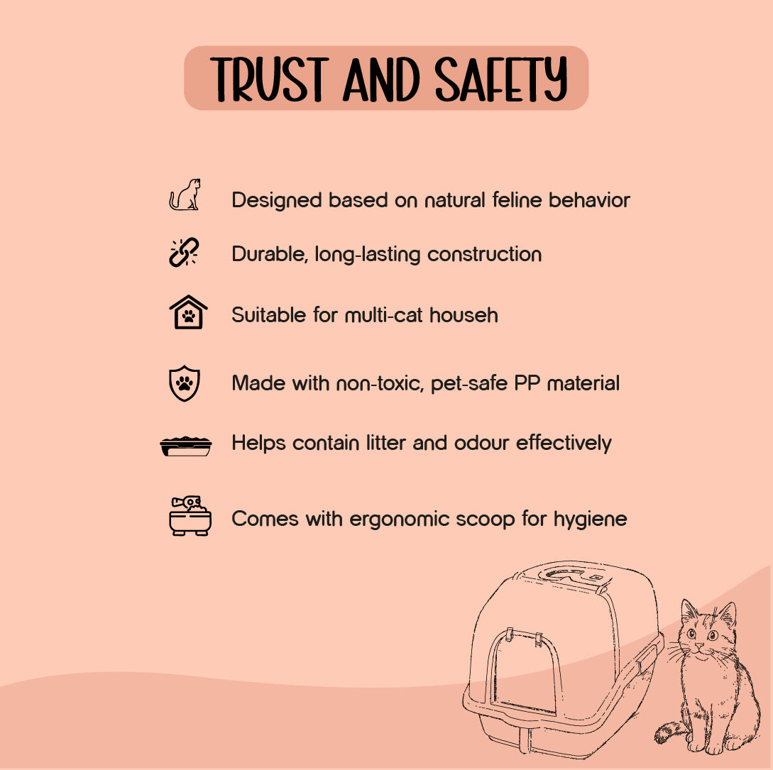 Aurora Litter Den – Clean, Comfy & Private Litter Space for Cats
