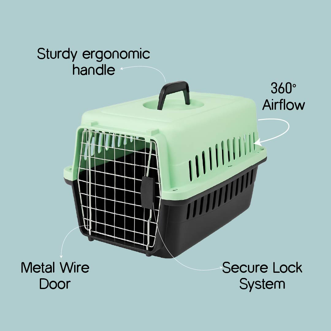 PupNestle Crate | Travel-Ready Carrier for Small Breed Pets