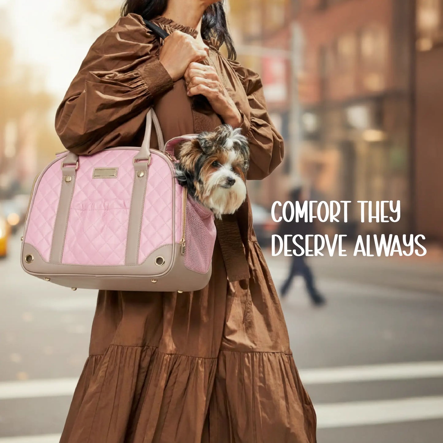 Blush Carrier Bag | Breathable Comfort | Travel with Ease