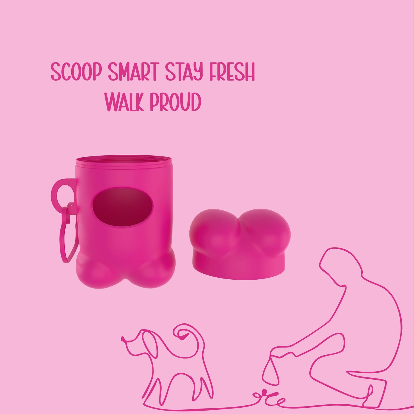 PupTidy Poop Bag - Tilting Heads