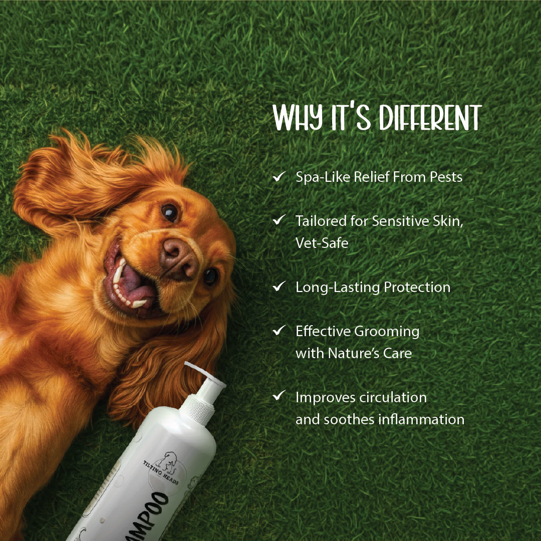 Tick & Flea Dog Shampoo - Tilting Heads