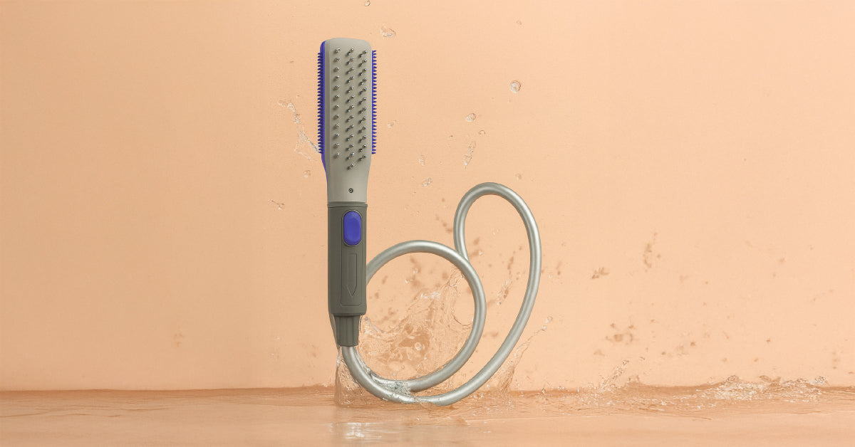 The Best 2-in-1 Pet Shower Brush for Stress-Free Bath Time - Tilting Heads
