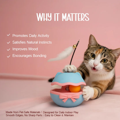 BellBop Toy – A Rolling Bell Toy That Keeps Cats Active & Happy - Tilting Heads