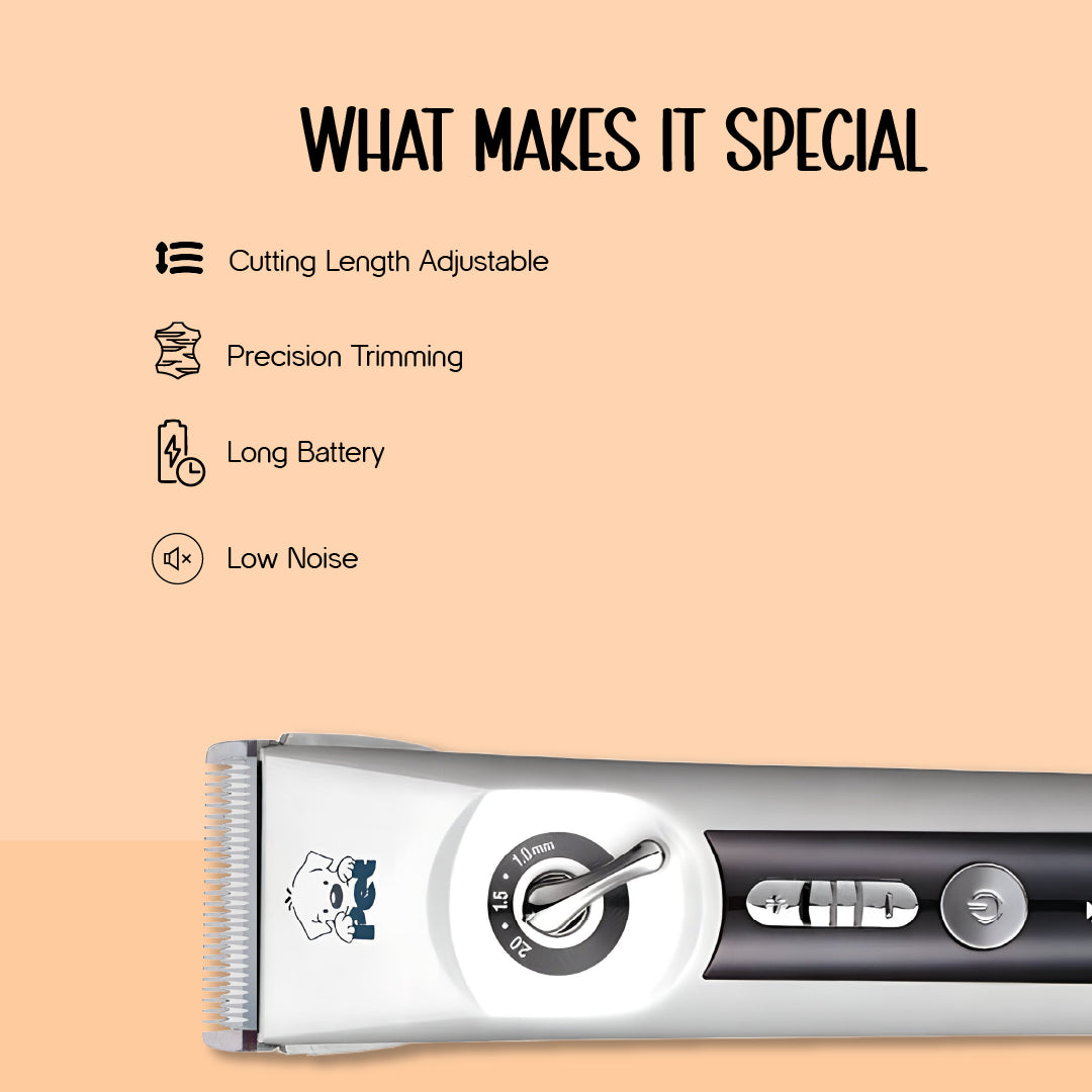 Tilting Heads CP-9700 Pet Clipper | Safe, Reliable & Professional Grooming