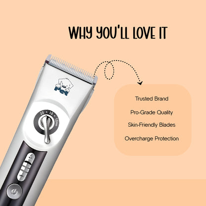 Tilting Heads CP-9700 Pet Clipper | Safe, Reliable & Professional Grooming