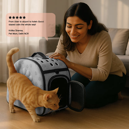 AeroPod | Luxury Pet Carrier Bag | Airline-Friendly Design