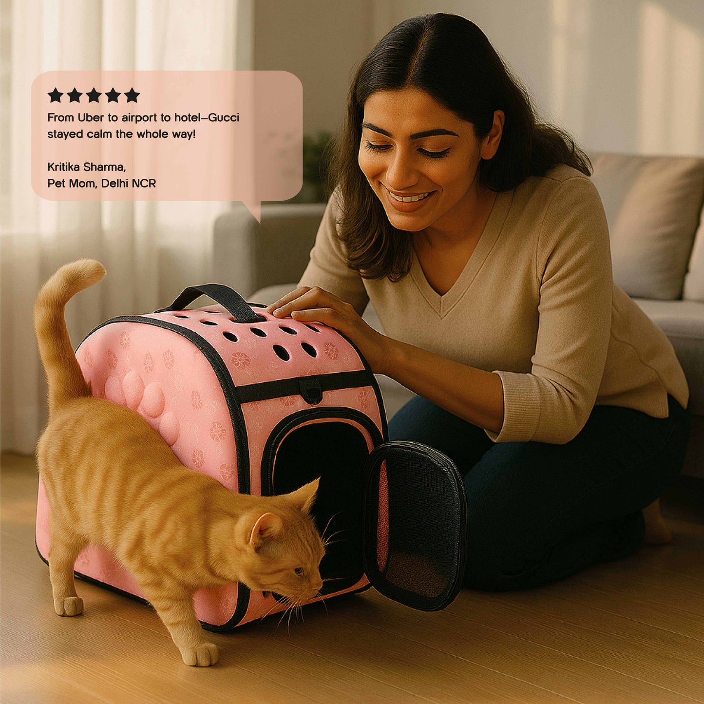 AeroPod | Luxury Pet Carrier Bag | Airline-Friendly Design