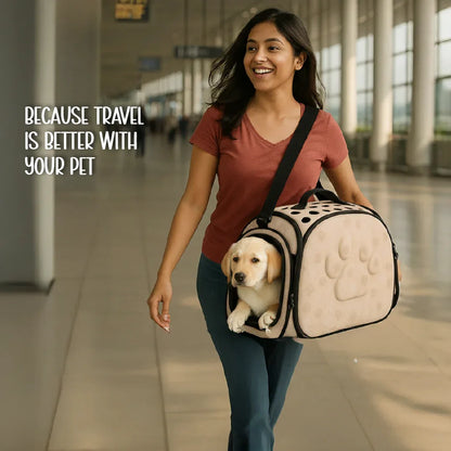 AeroPod | Luxury Pet Carrier Bag | Airline-Friendly Design - Tilting Heads