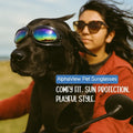 AlphaView Pet Shades – Cool, Comfy Eyewear for Stylish Outdoor Dogs - Tilting Heads