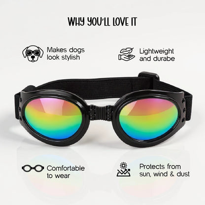 AlphaView Pet Shades – Cool, Comfy Eyewear for Stylish Outdoor Dogs