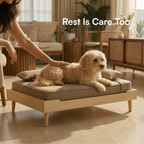 AristoBed | Handmade Wooden Pet Bed | Durable | Stylish & Washable